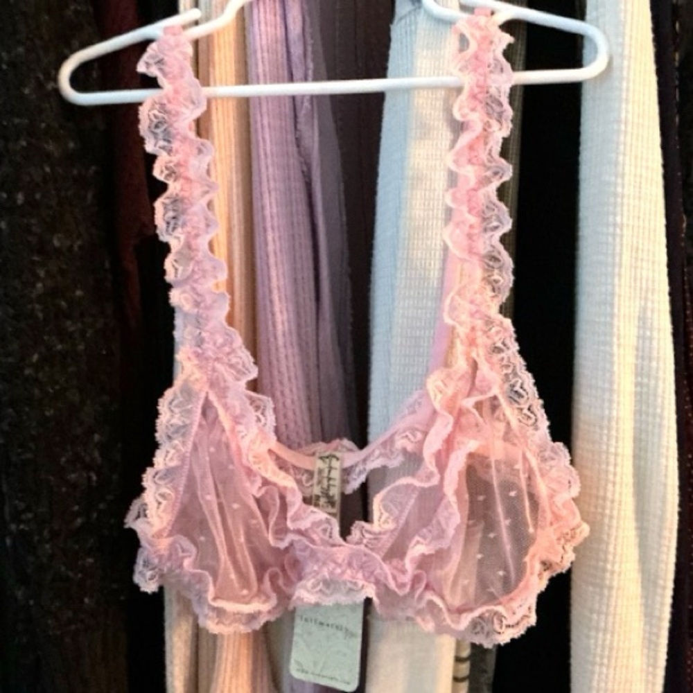 FREE PEOPLE Heart To Heart Bralette / Pink Rose NWT - Picture 10 of 13